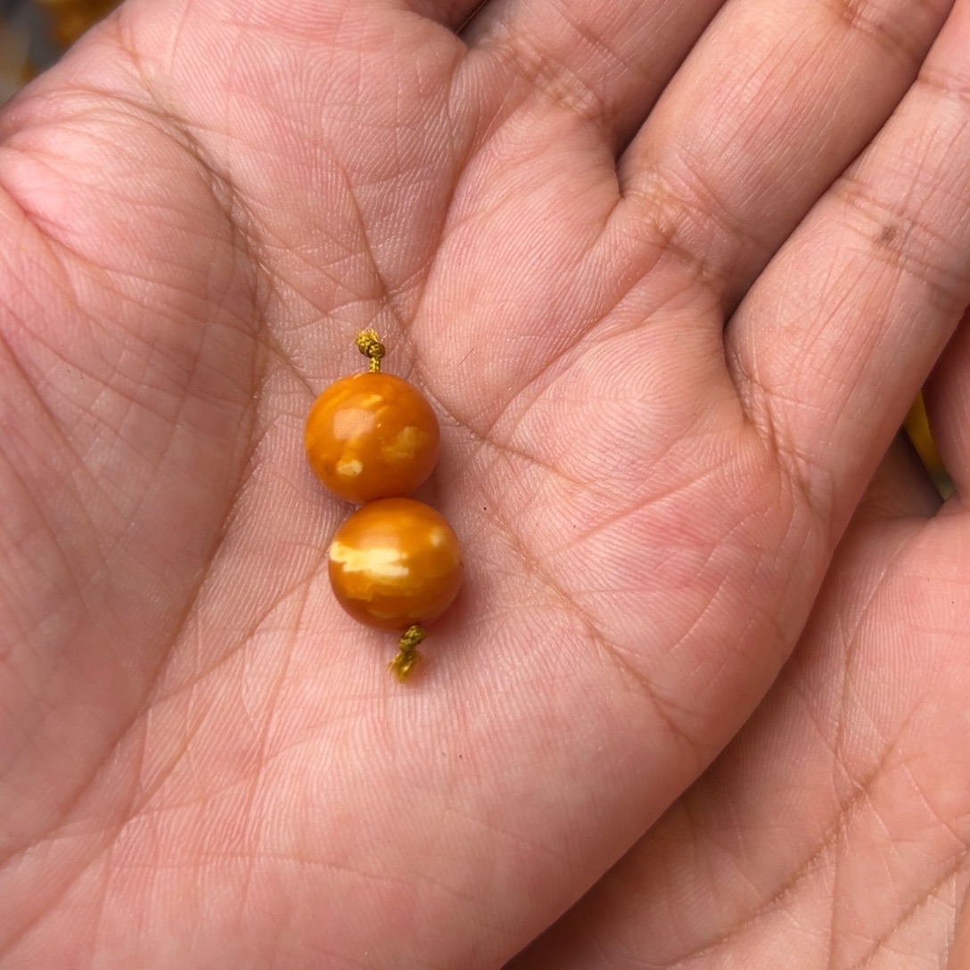 蜜蜡未镶嵌吊坠(不含链)