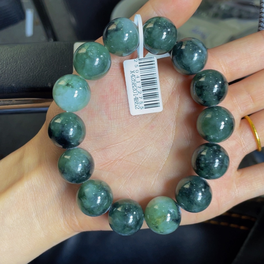 未镶嵌定制翡翠手串