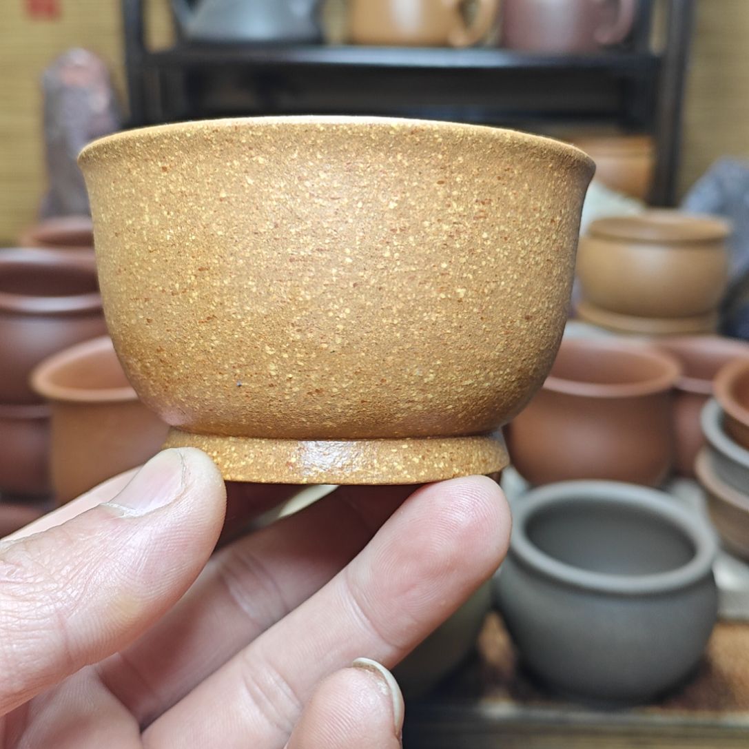 紫砂茶杯一***过微瑕主人杯子