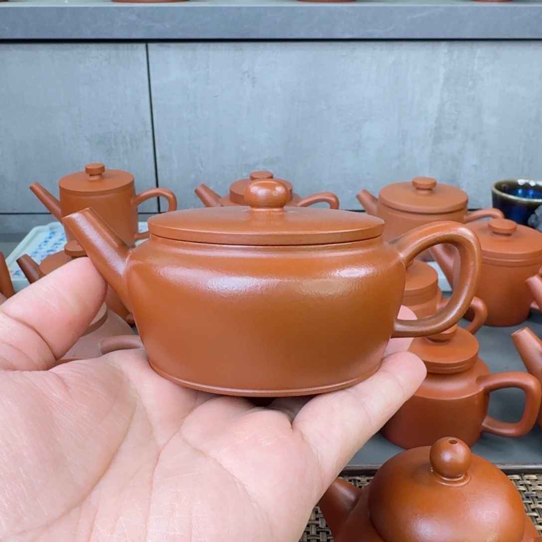 紫砂茶壶微瑕汉瓦