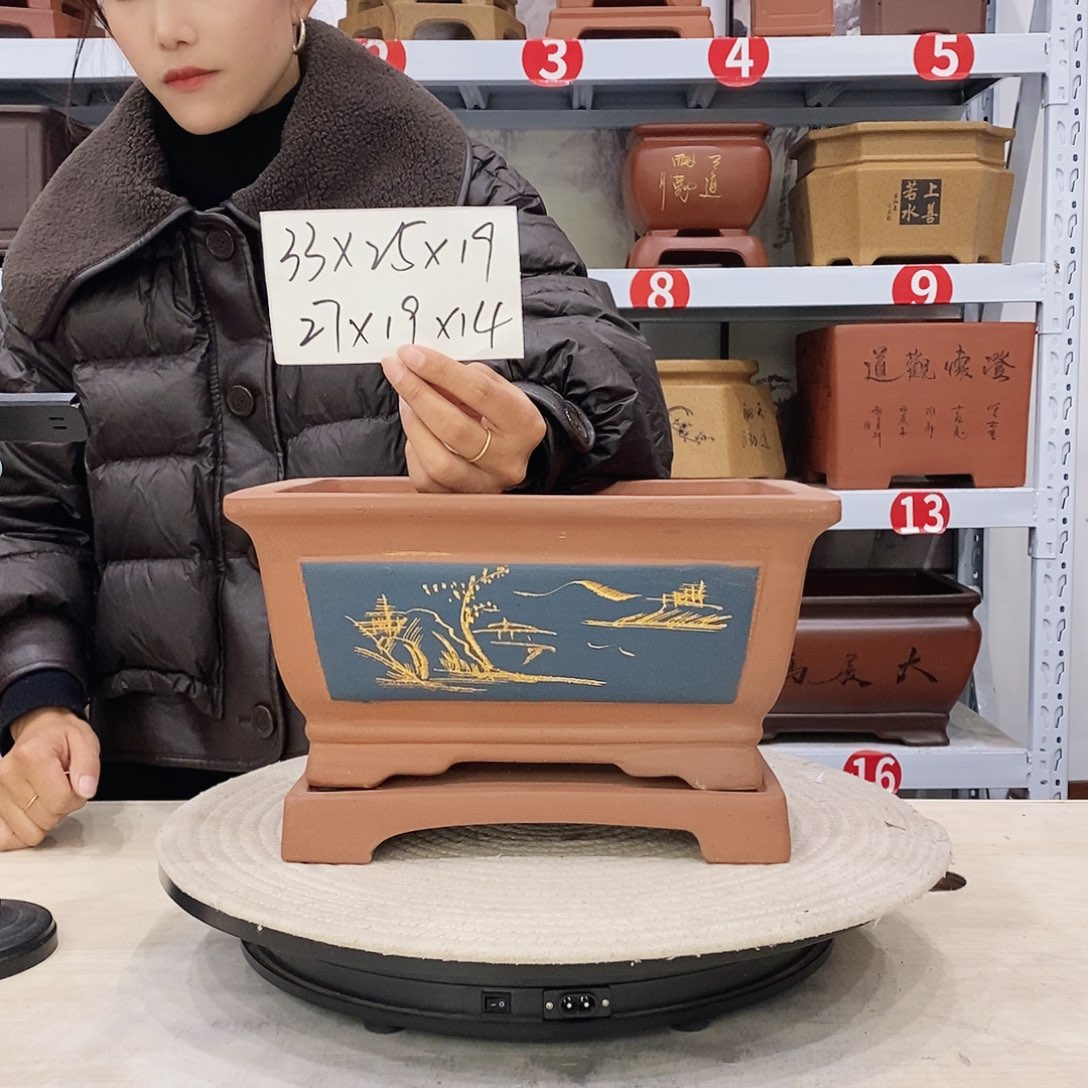 紫砂花盆紫砂花盆