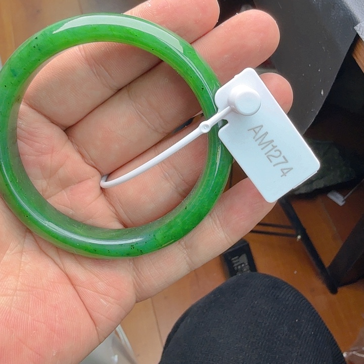 和田玉（碧玉）手镯未镶嵌62