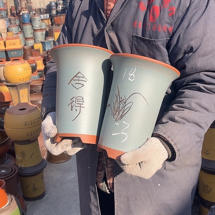 紫砂紫砂花盆在这里