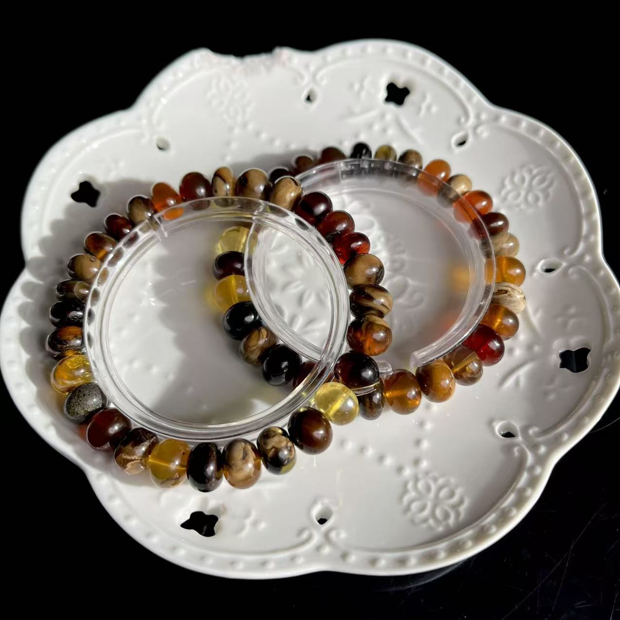 【大鱼甄选】抚顺干白花溶洞多宝手串JDL61多样性发其一