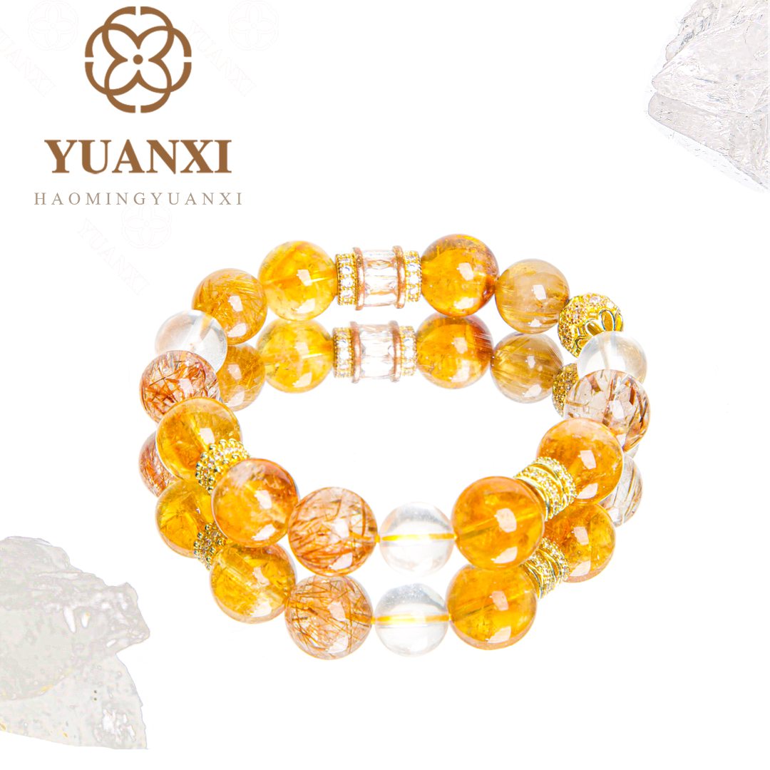 【招米大金霸】招财转运暴富大米收藏级水晶手串多样化