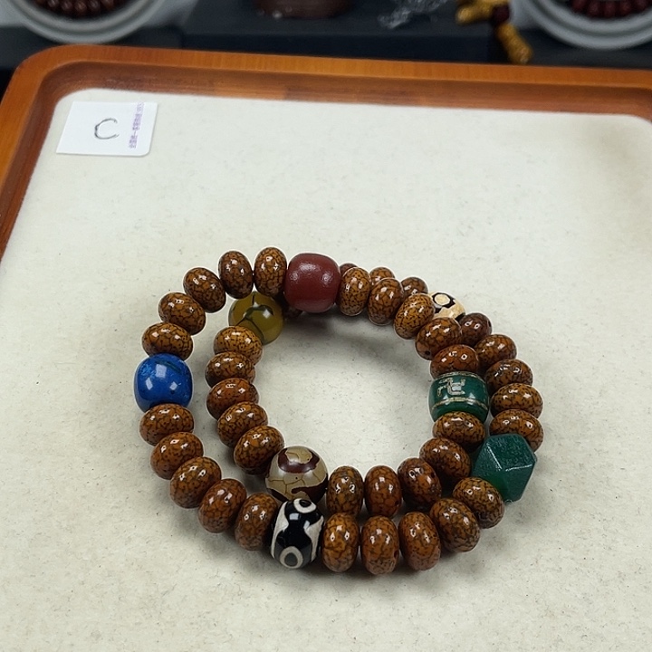 手串星月菩提星月多宝双圈