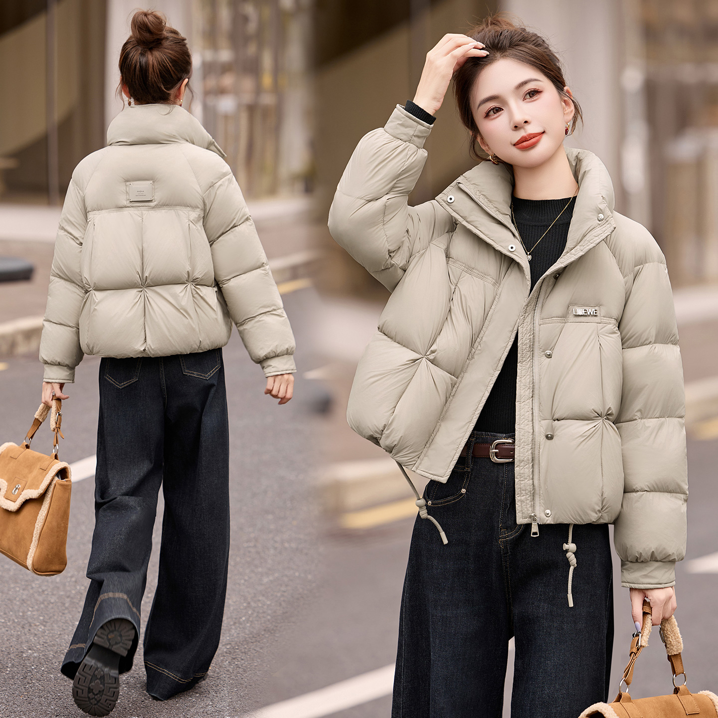 今年流行冬装羽绒服女短款2025新款超好看保暖减龄加厚白鸭绒外套