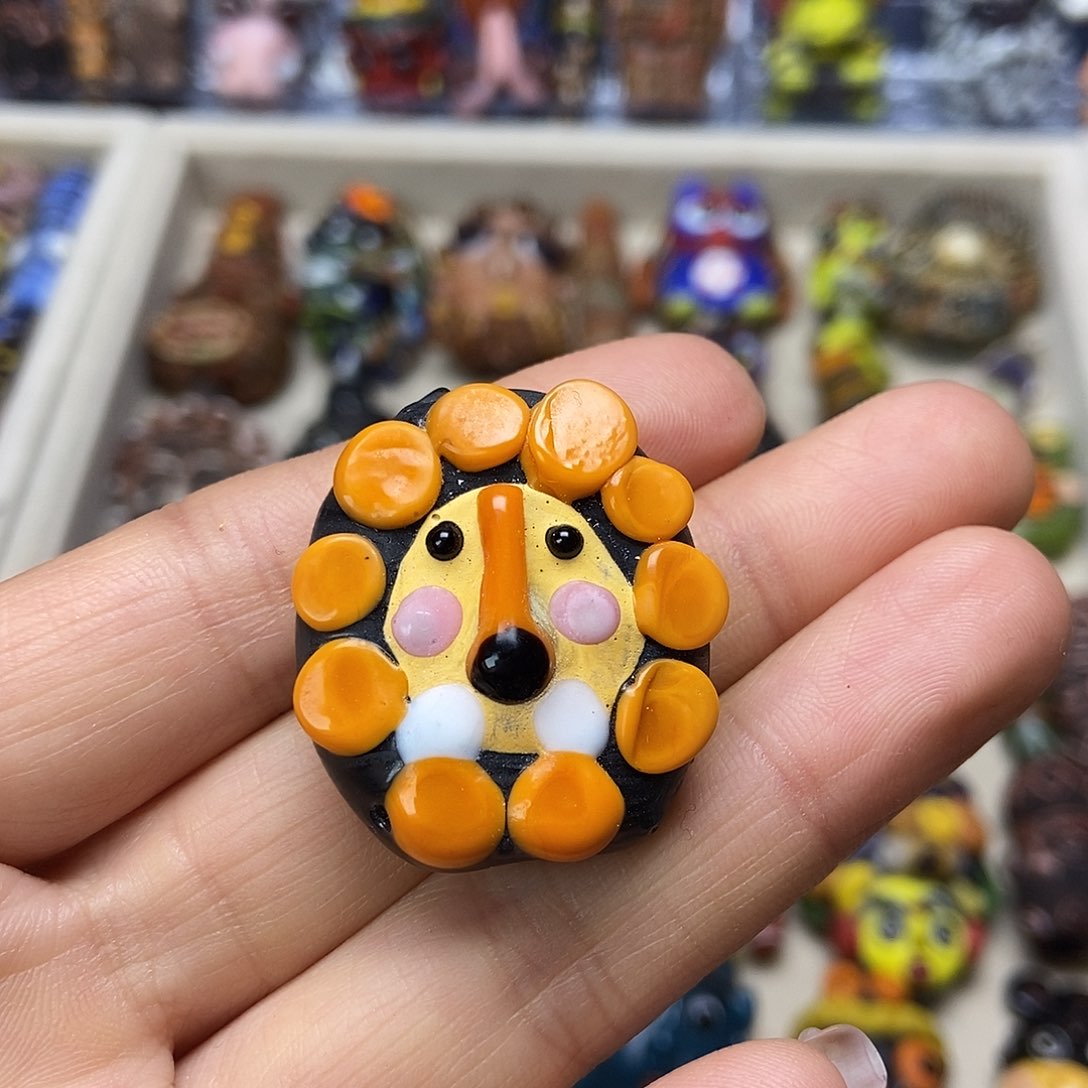 琉璃颈饰福利狮子不退换011