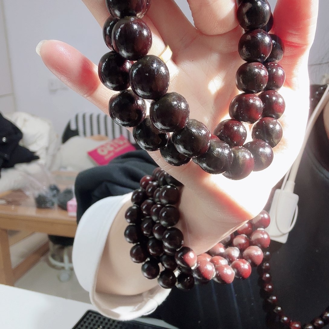 光***哥吊坠草珠菩提无患子陈年矮桩花籽36颗手持