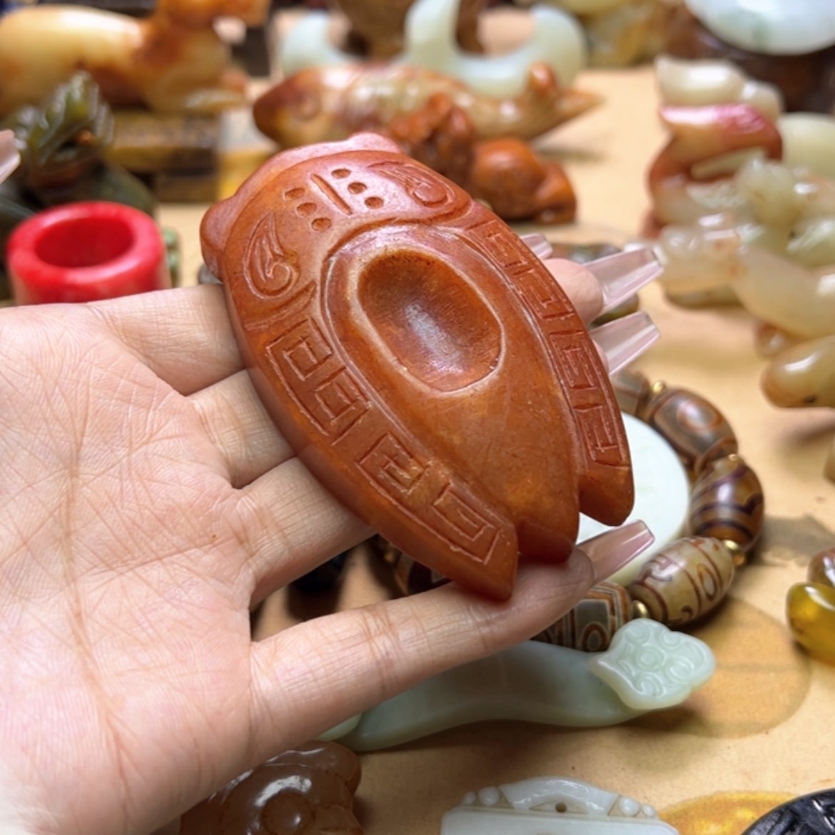 【闪购商品】蛇纹石玉颈饰未镶嵌