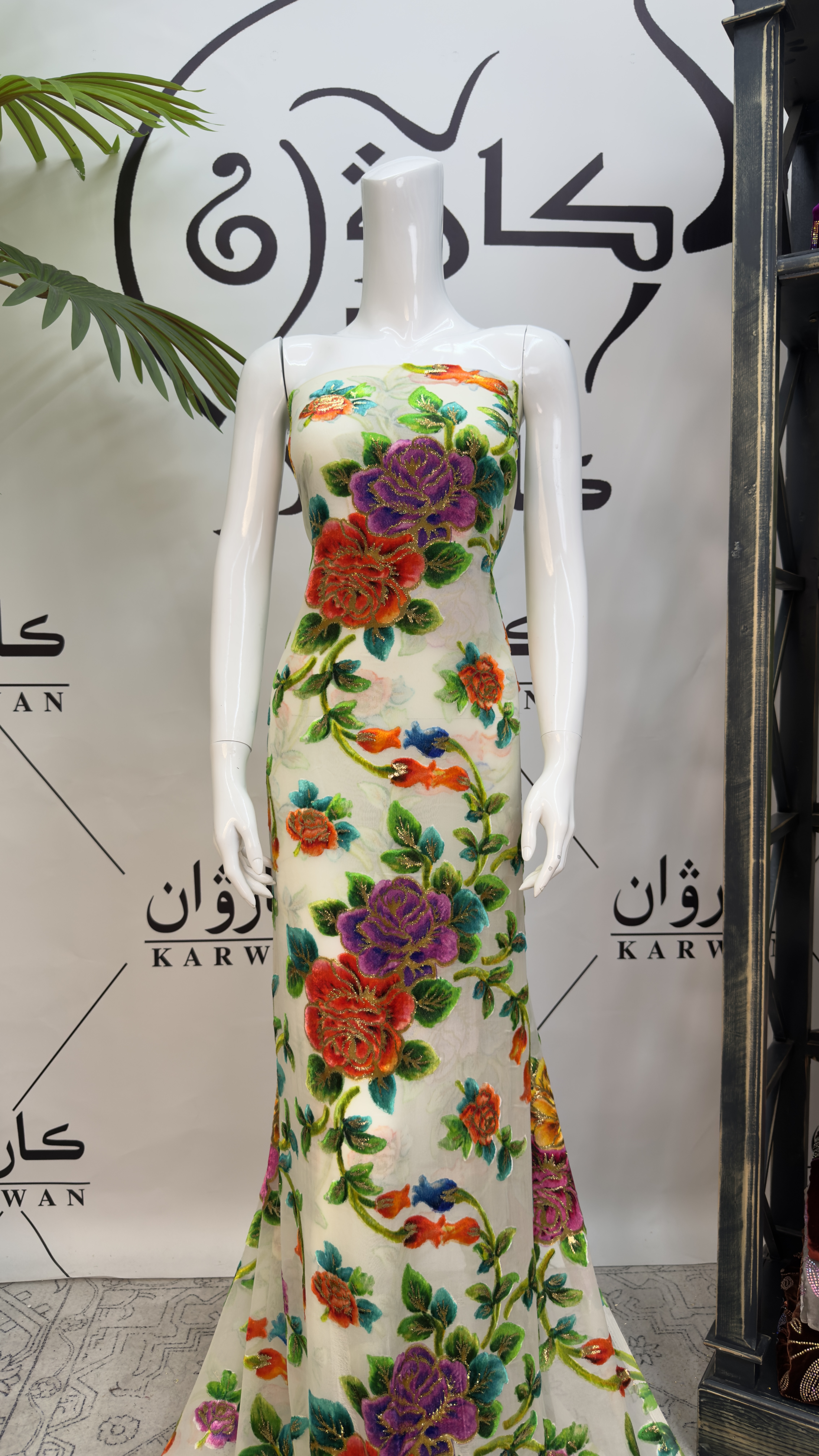 【KARWAN】قۇل بوياق يىپەك سۇ پەرى真丝手绘（定制面料不退不换）