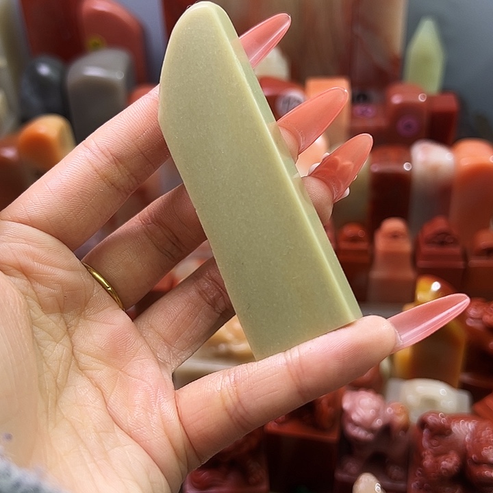 印石寿山石7号大旗降