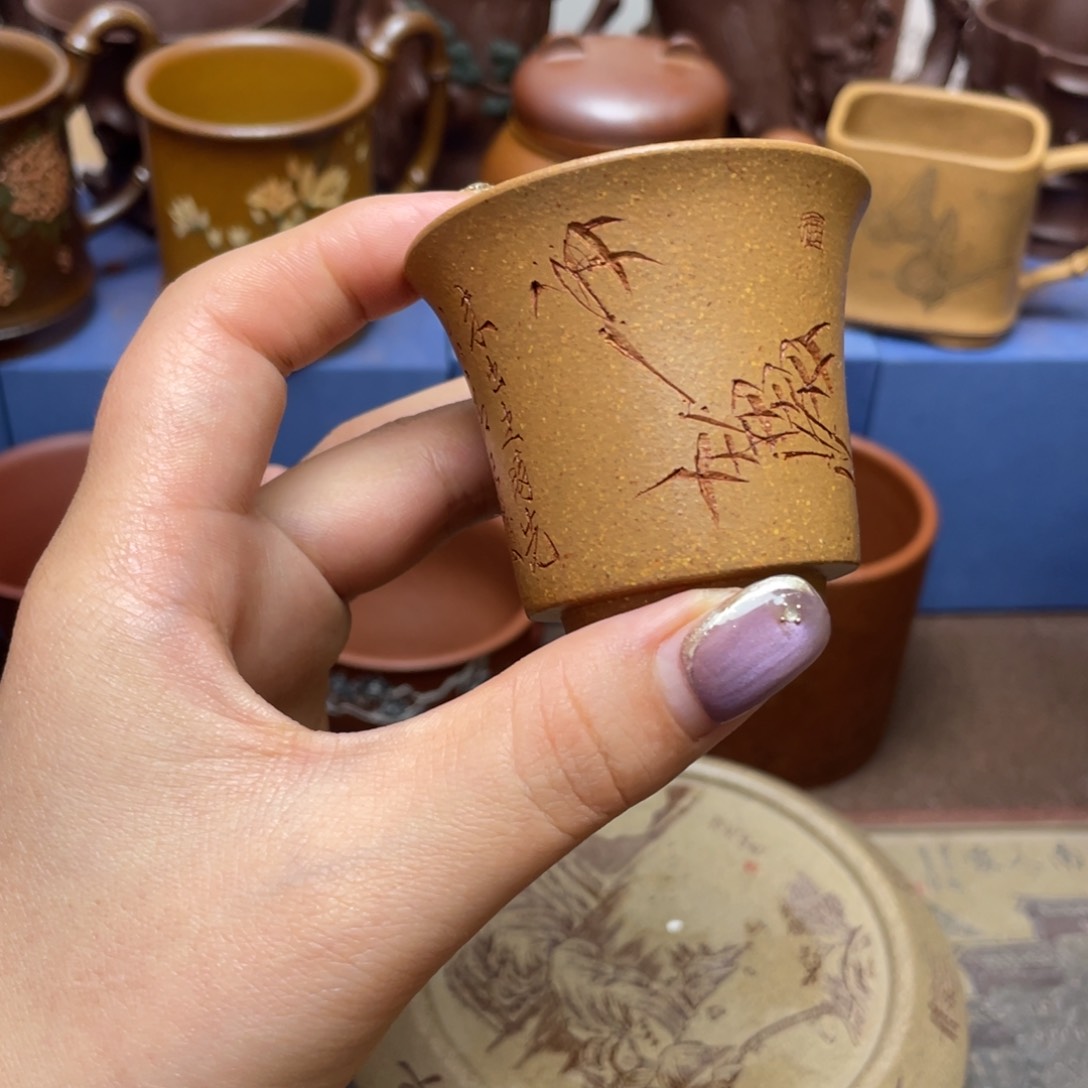 紫砂茶杯紫砂主人杯