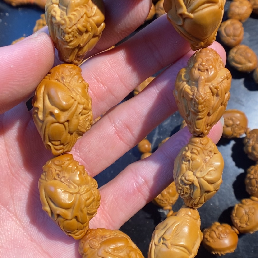 橄榄核手串/手链龙财