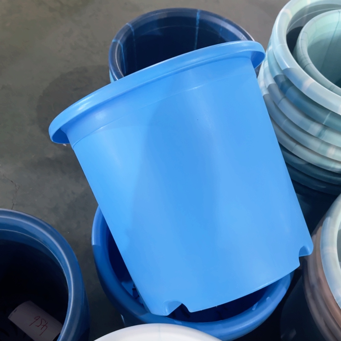 树脂四季盆9#无拖海蓝色4