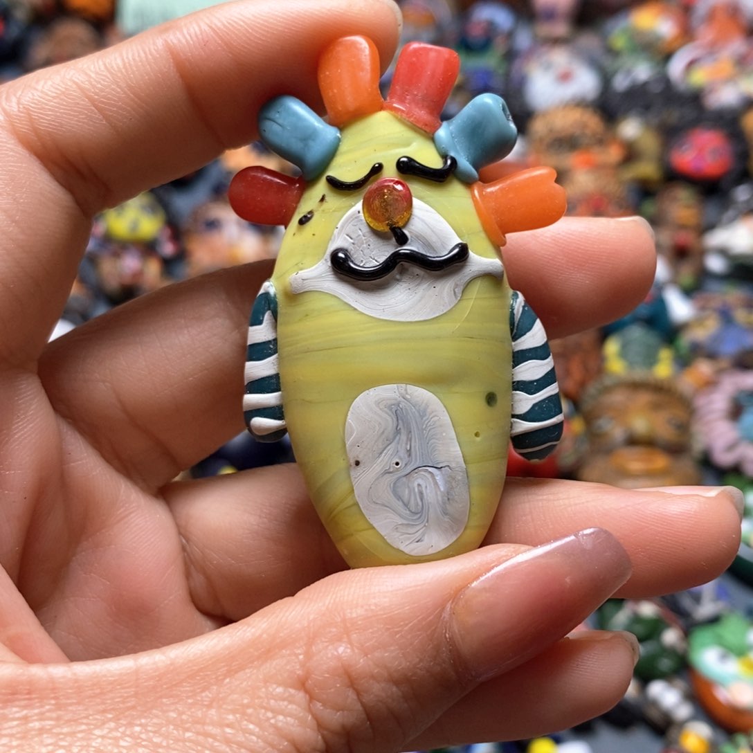 琉璃颈饰印度尼西亚哆啦