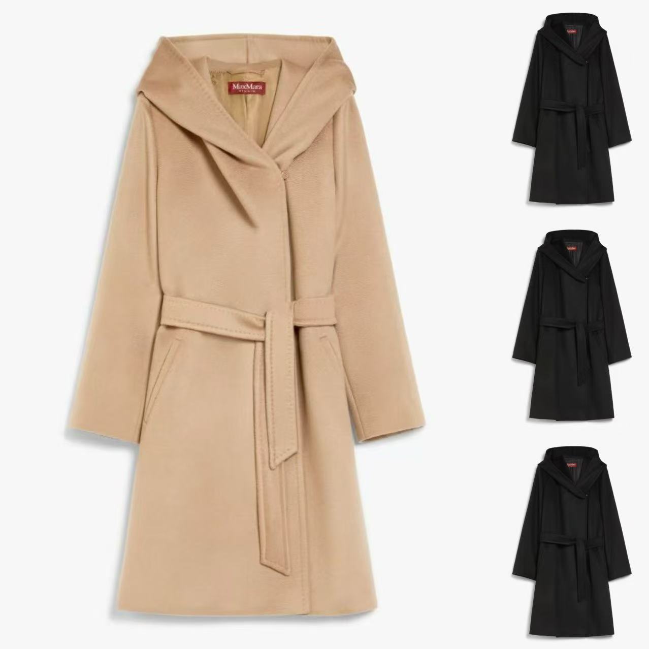 未使用 MaxMara STUDIO 25秋冬新款 NEWMANG 羊毛大衣外套