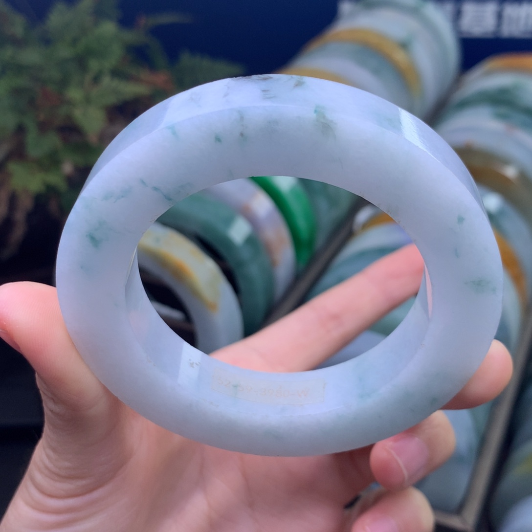 定制翡翠未镶嵌手镯定制不退不换