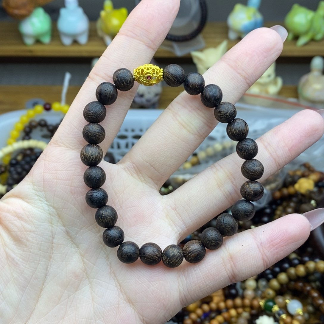 库克手串/手链金配饰降真