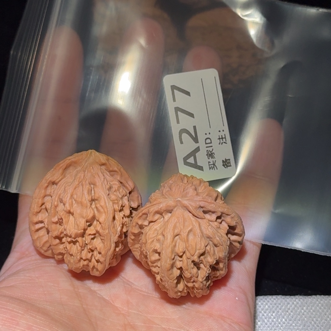 吊坠文玩核桃白狮子277