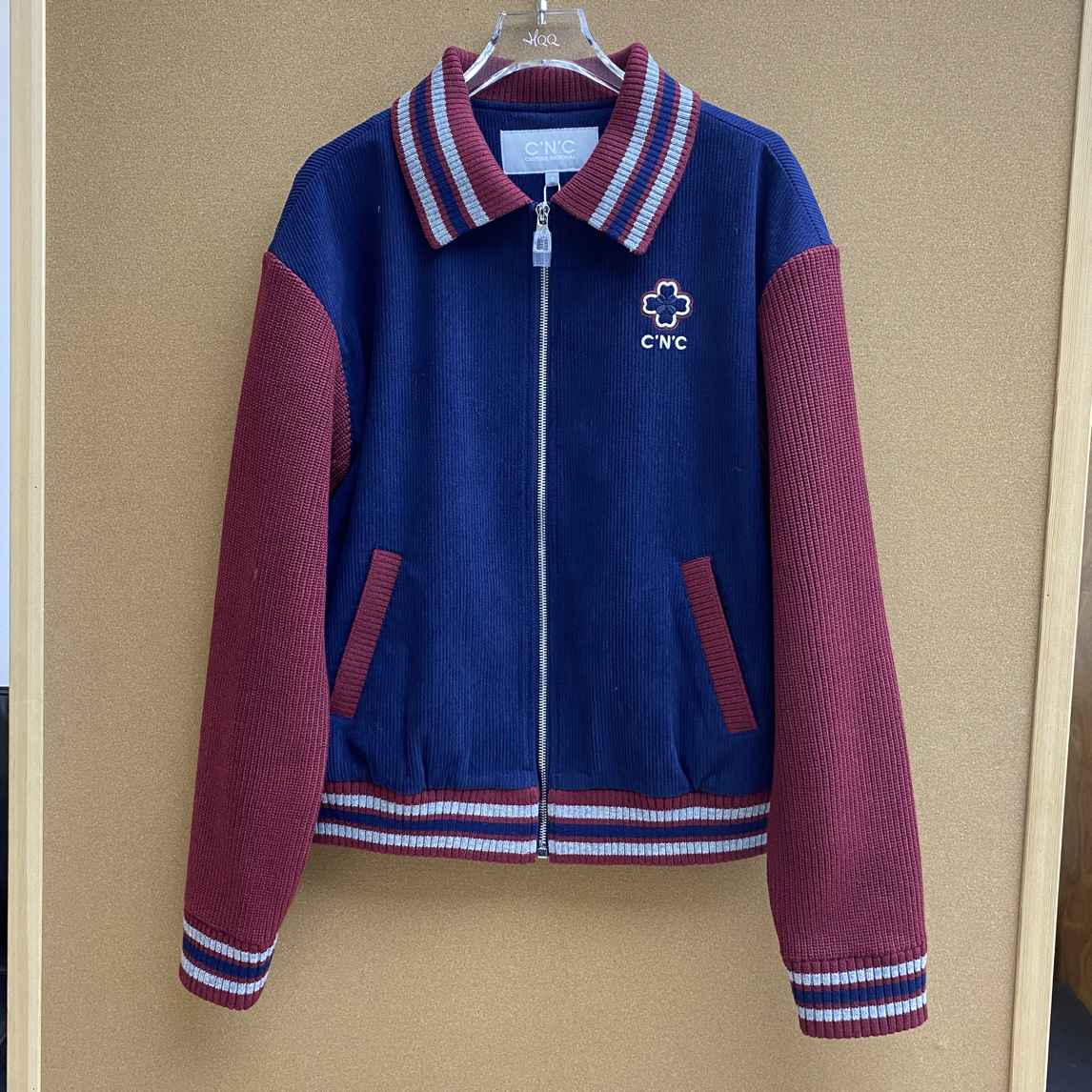 CNC上衣｜『HQQ专属』拼接撞色翻领夹克外套10GJ