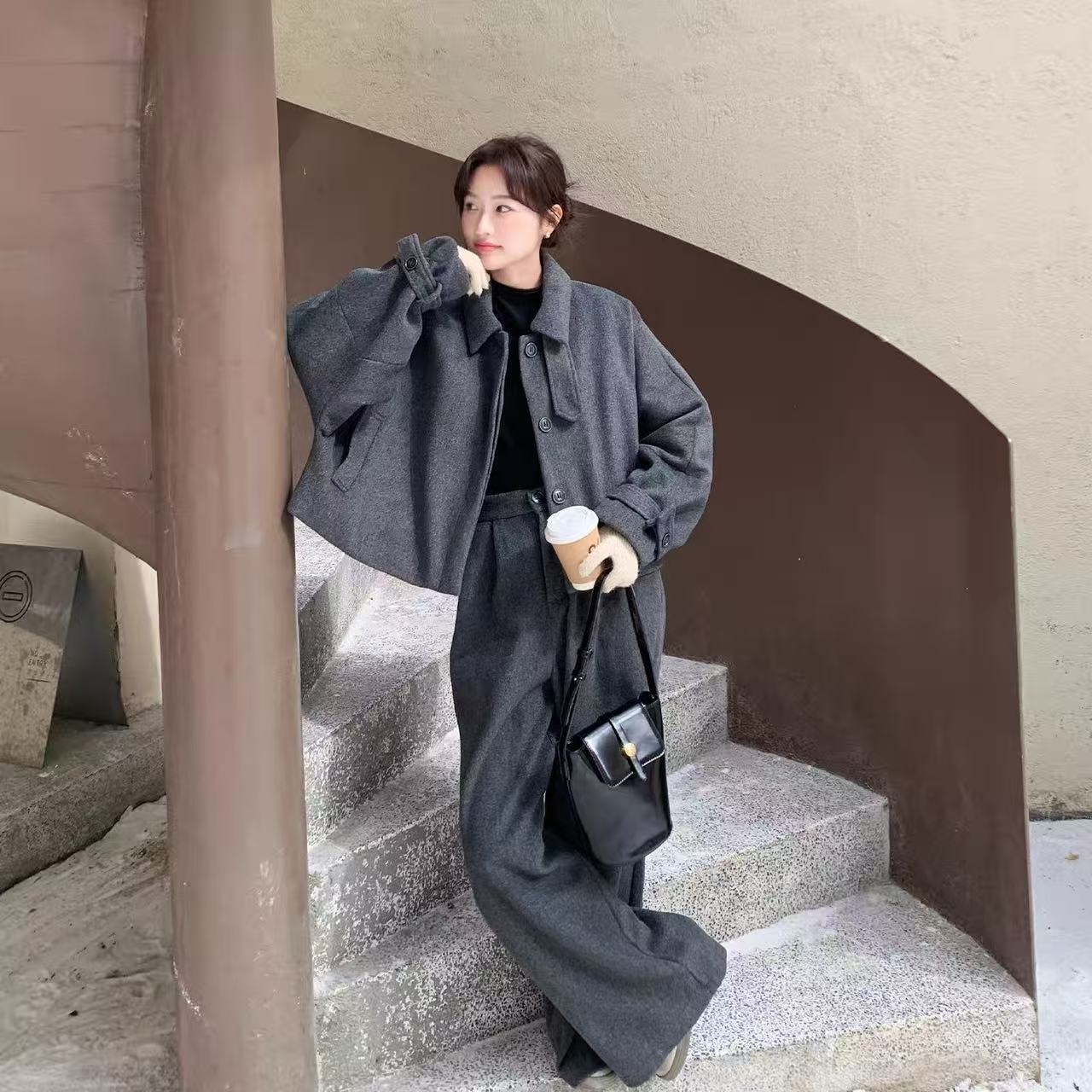 2025秋冬季女生设计师套装 WYNZB000R034