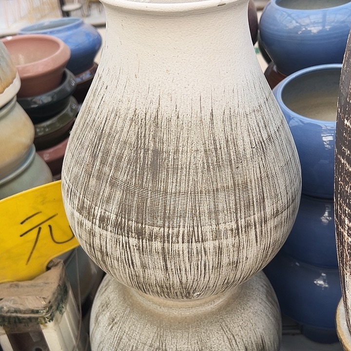 景德镇精品花盆栽口12高30