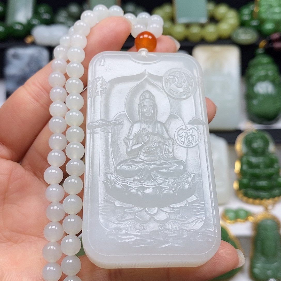 和田玉颈饰未镶嵌