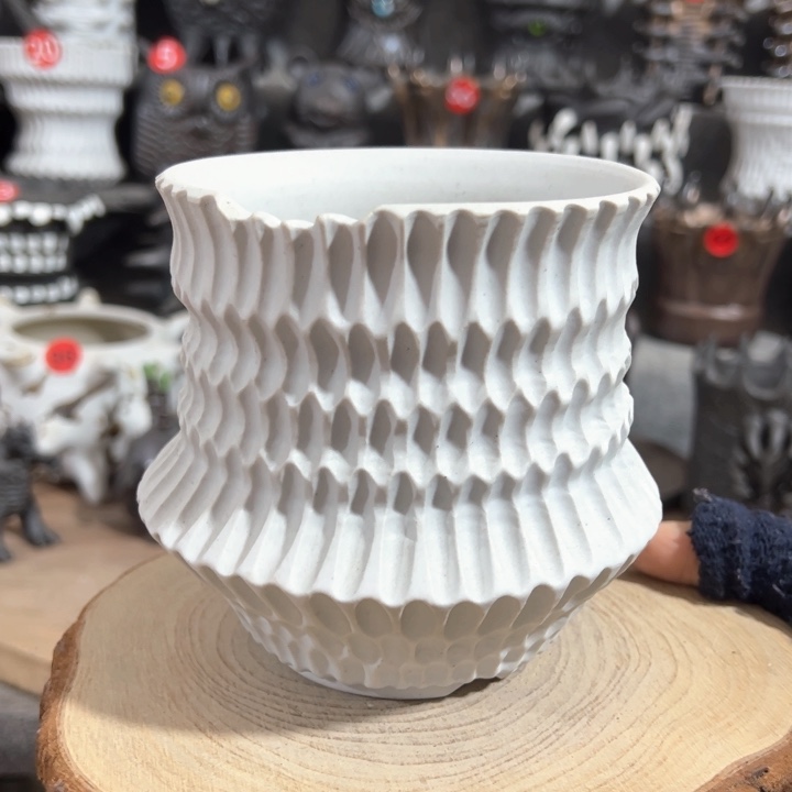 紫砂花盆内口10外高11.5