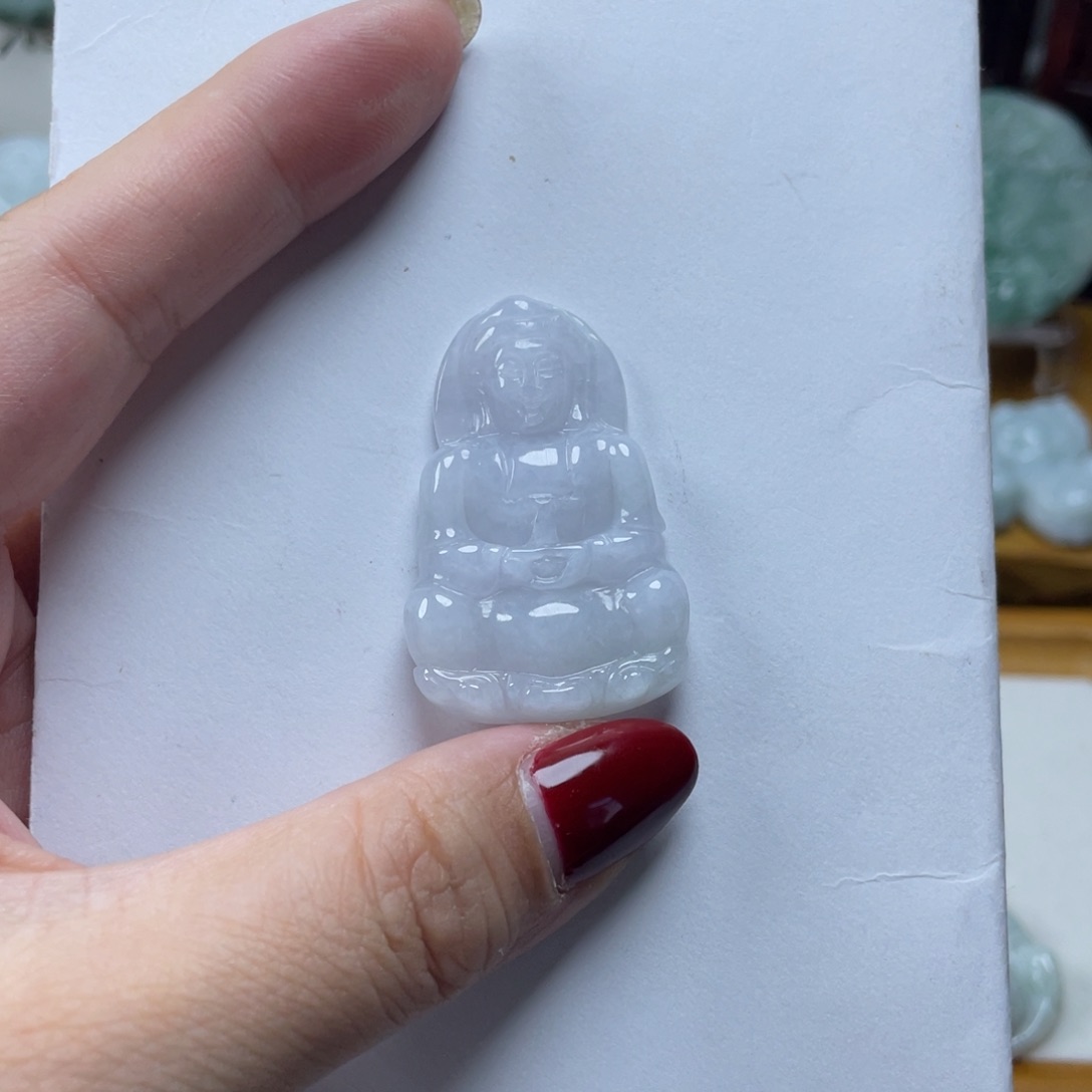 翡翠颈饰未镶嵌?***?观音