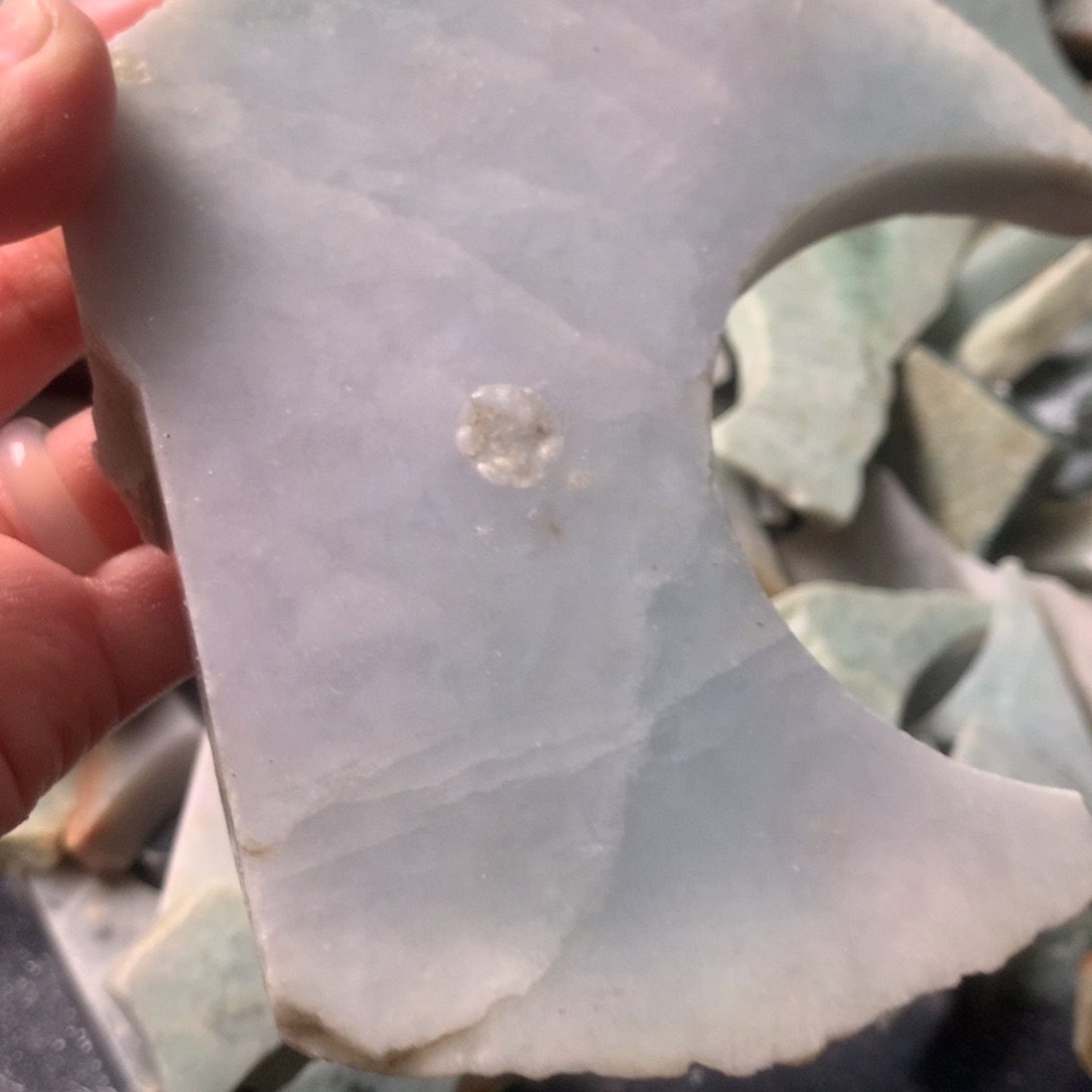 翡翠颈饰未镶嵌用****3缅甸翡翠