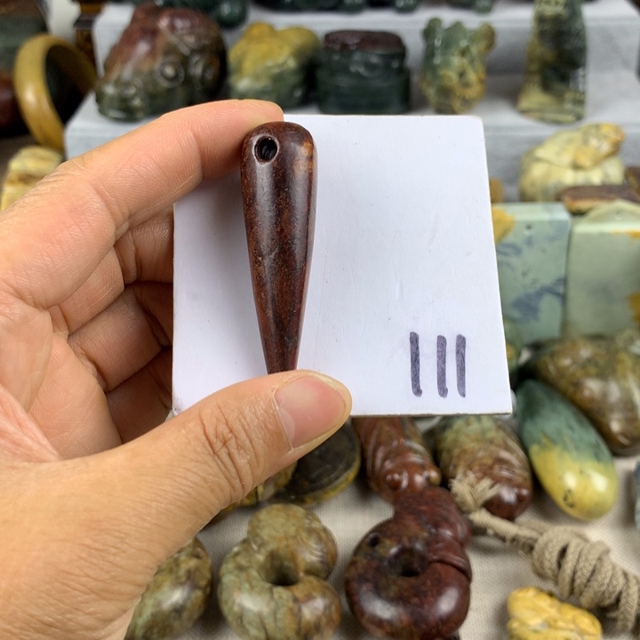 -***-岫岩河磨玉（透闪石质玉）未镶嵌珠宝奇石