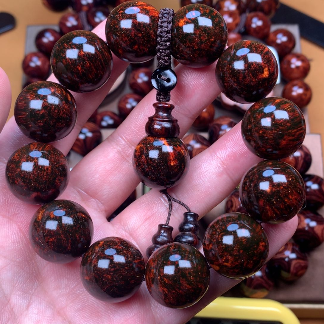 黄花梨/降香黄檀黄花梨手串2.0