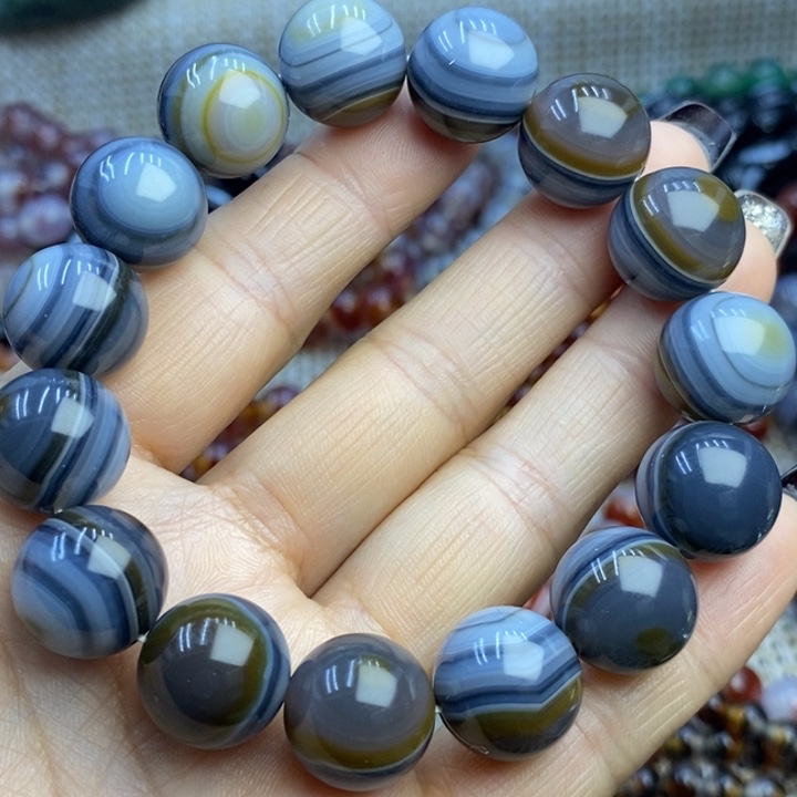 玛瑙/玉髓手链未镶嵌用****6