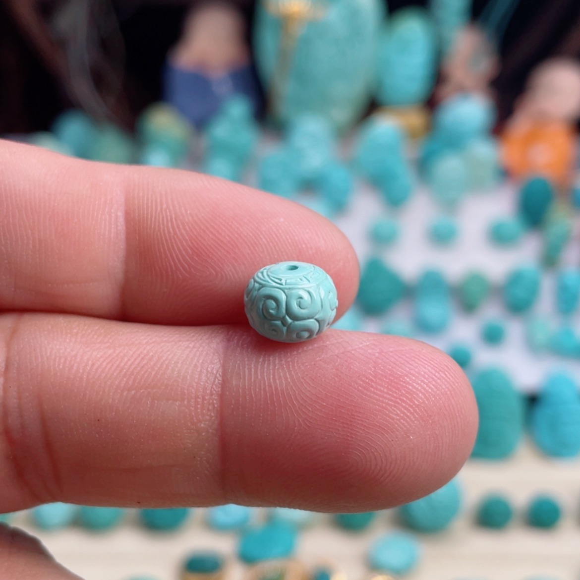 【闪购商品】绿松石吊坠(不含链)未镶嵌