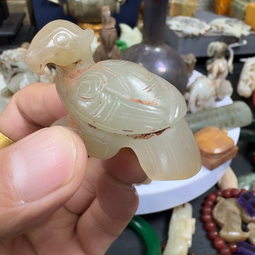 一***笑和田玉（糖玉）未镶嵌挂件