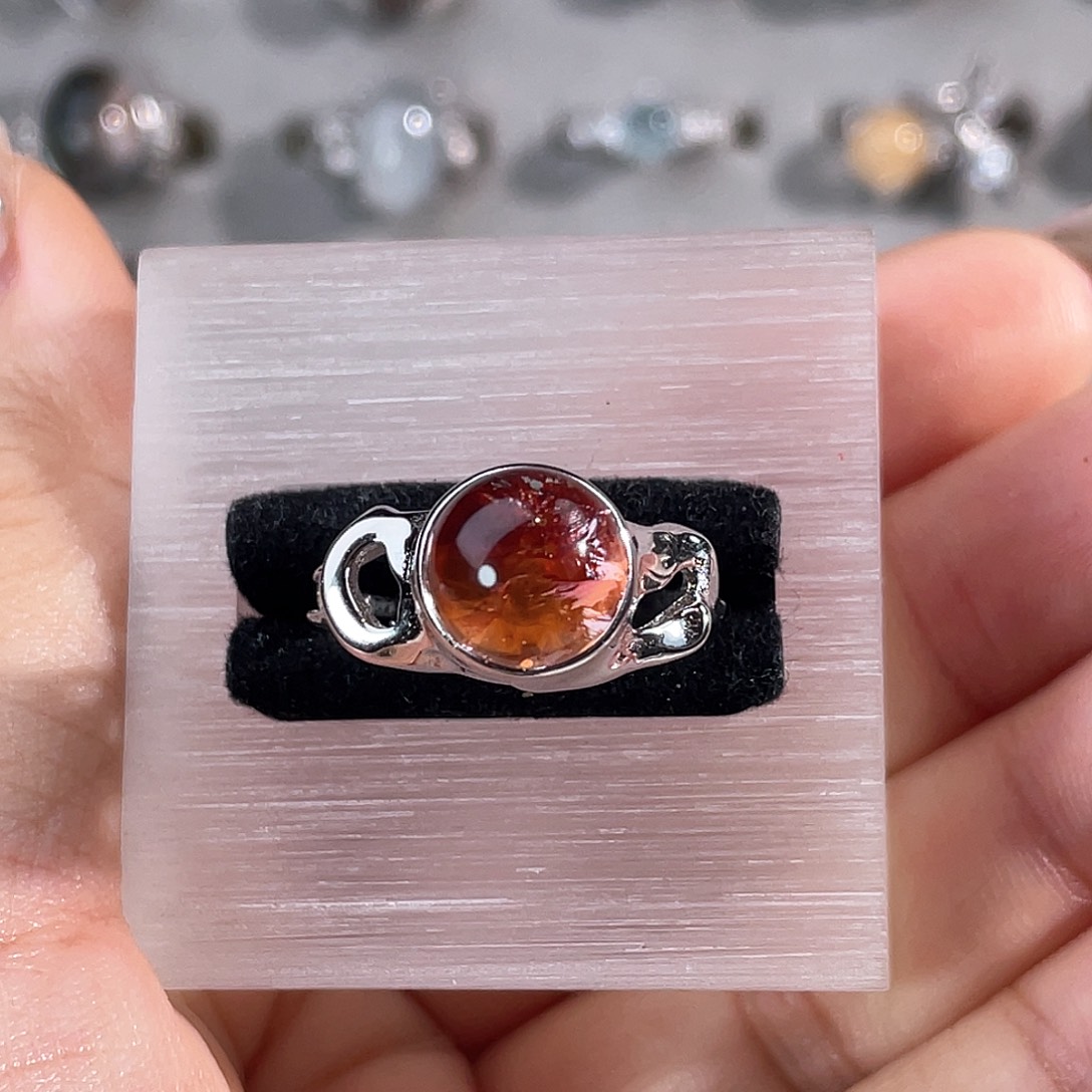 烧***子手链水晶银S925镶嵌