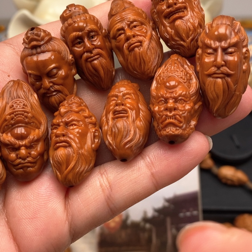 【闪购商品】橄榄核吊坠橄榄手工雕刻工艺