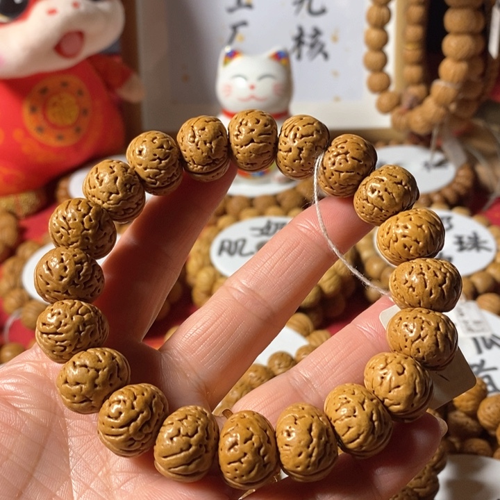 桃核手串龙*片树王纽扣16