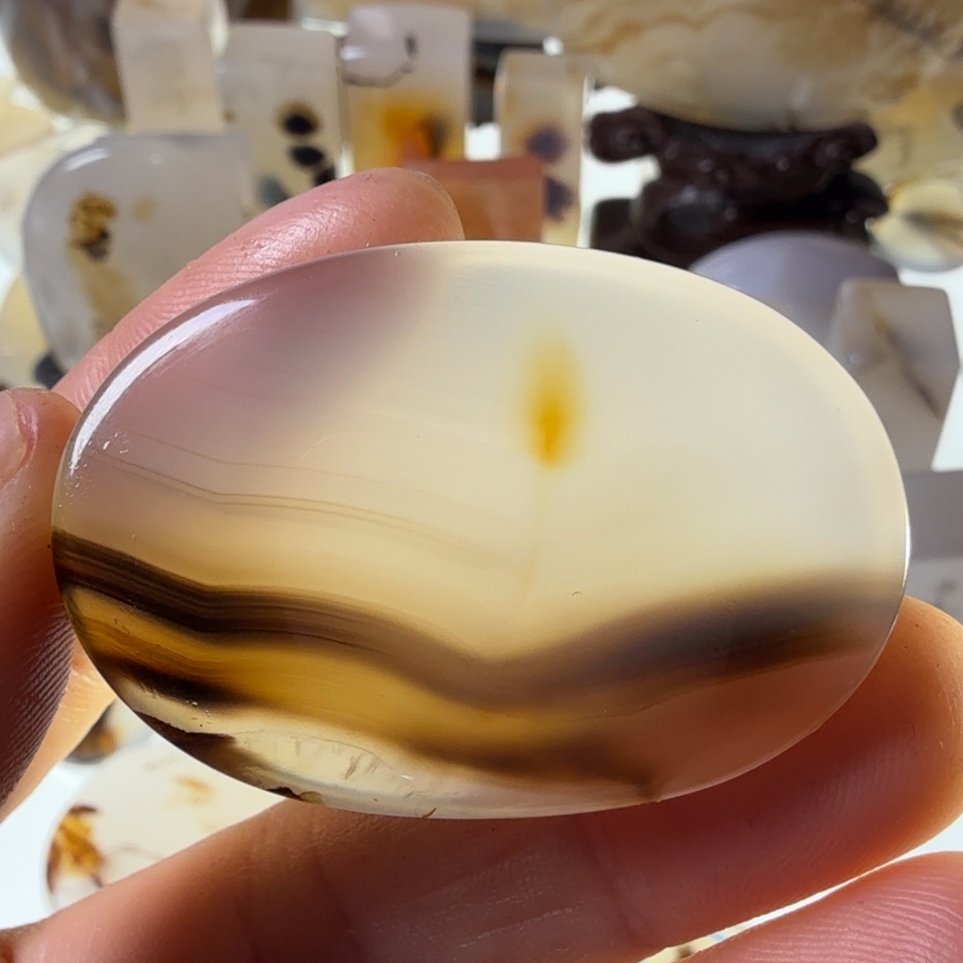 玛瑙/玉髓未镶嵌珠宝半成品