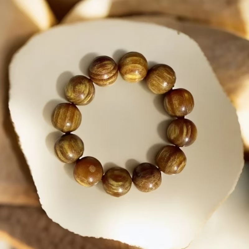 H60 C血龙木2.0cm圆珠手串