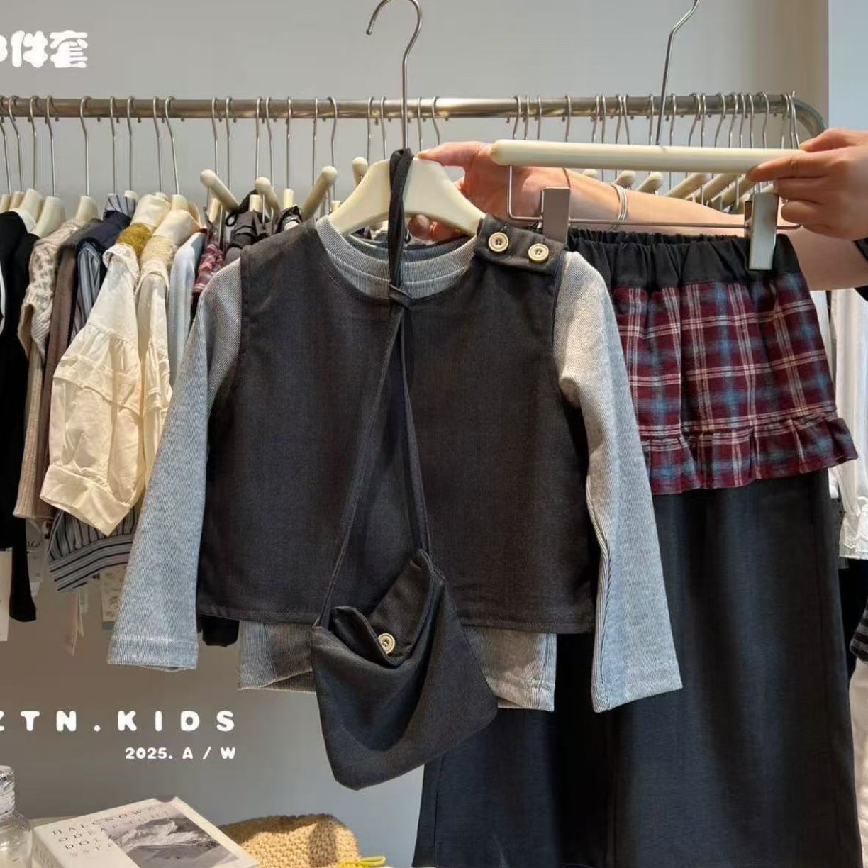 大雯雯直播链接）秋款休闲韩版女童套装