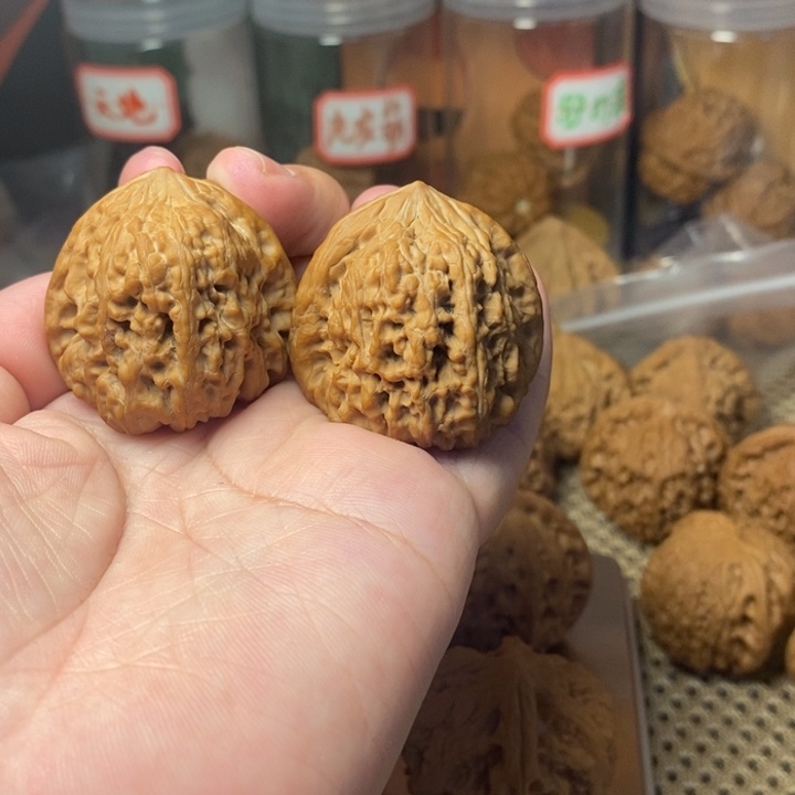 核桃手串/手链平谷凹底38全