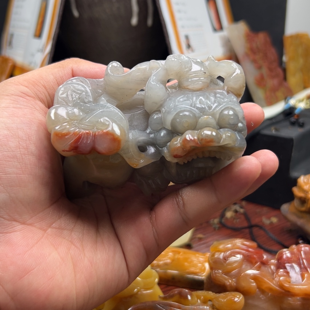 石英质玉（黄龙玉）未镶嵌多样性发货，发其一