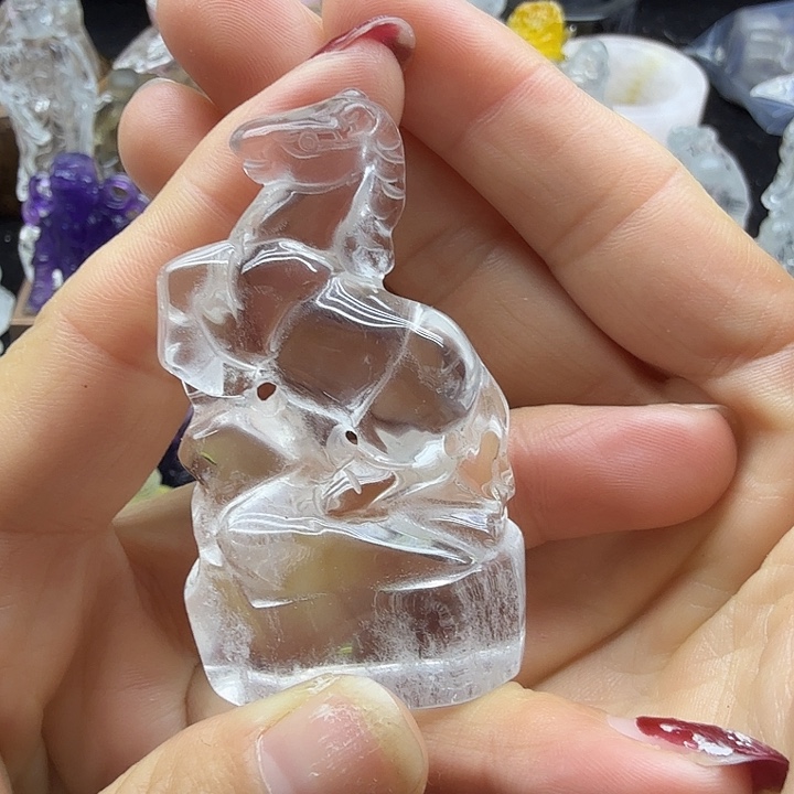 水晶未镶嵌珠宝半成品