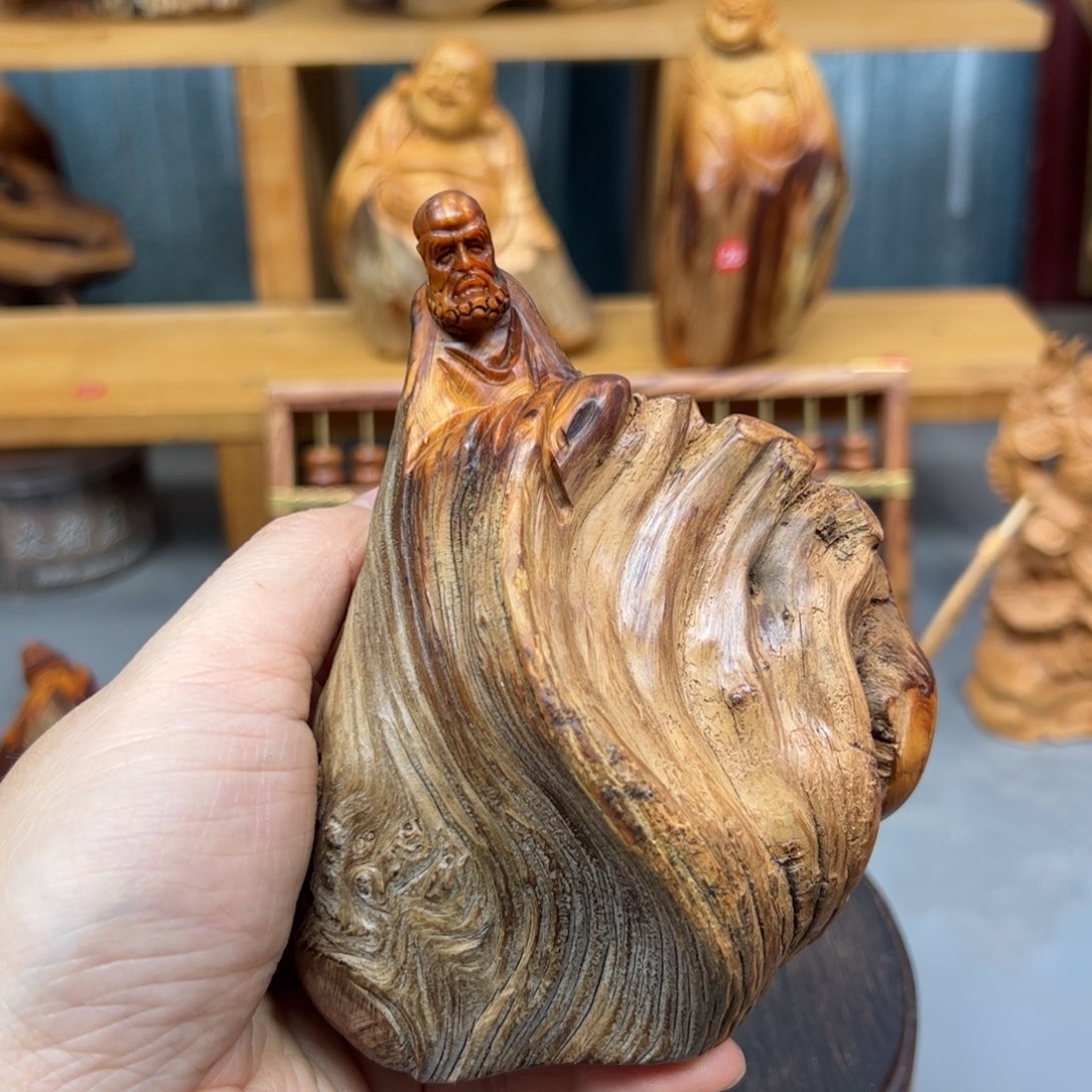 品***活柏木崖柏木摆件手把件，