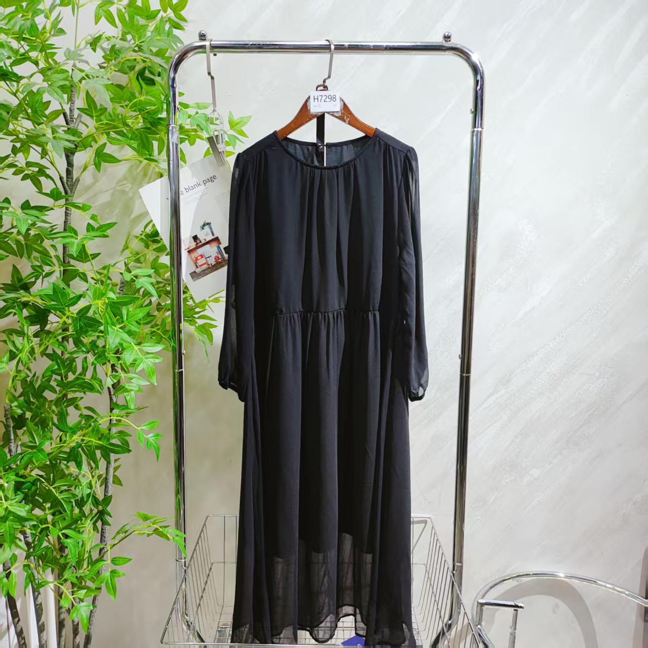 【H7298】女士气质轻奢百搭连衣裙