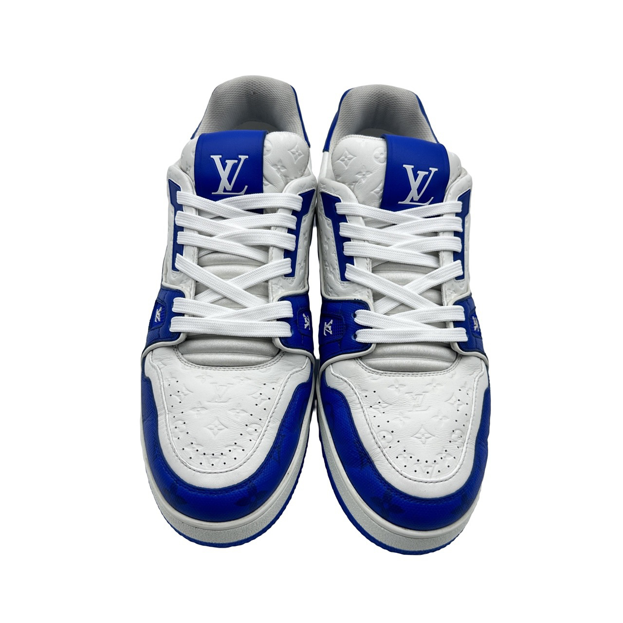 95新 LouisVuitton/路易威登 8码42码 LOGO trainer板鞋96新