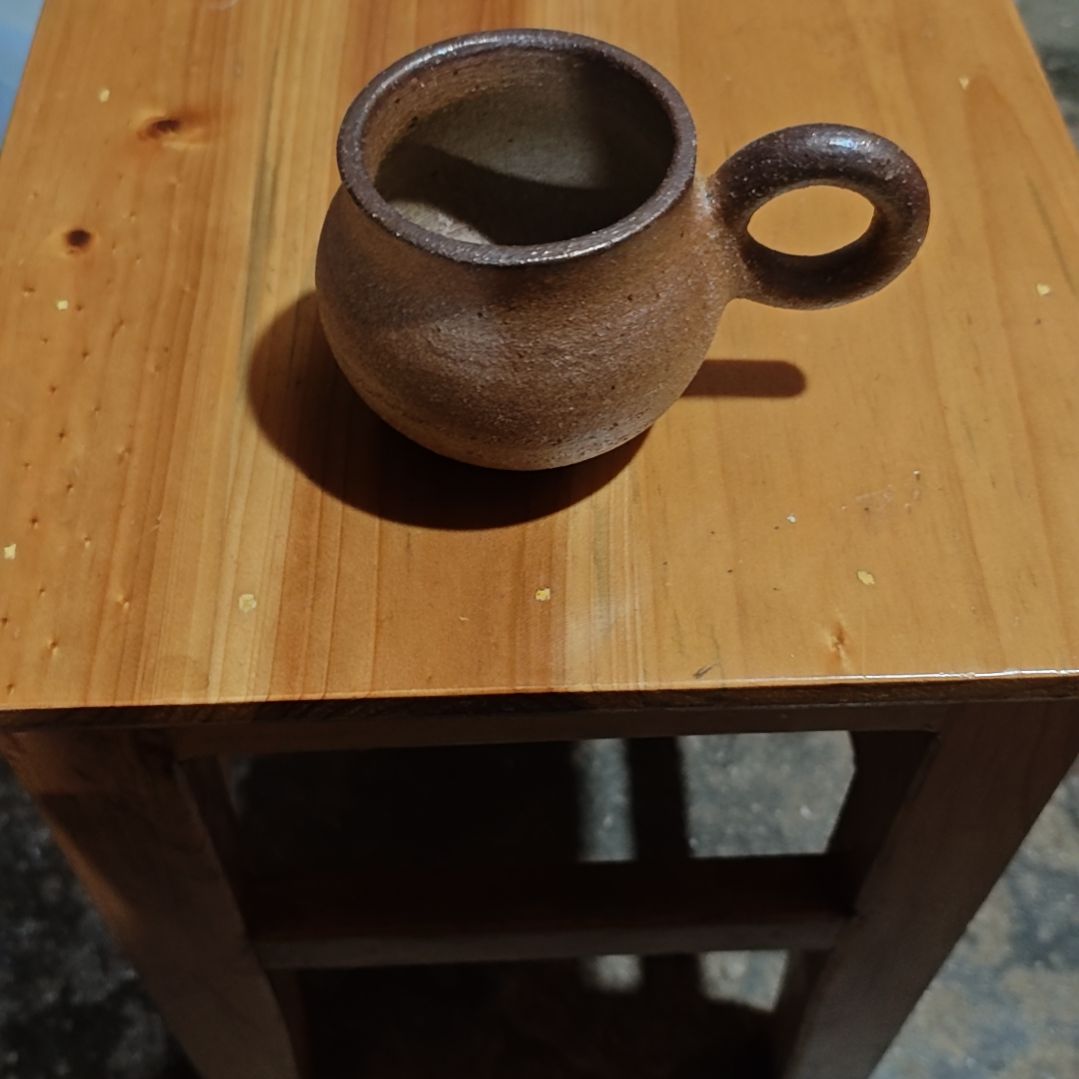 粗陶咖啡杯小手杯