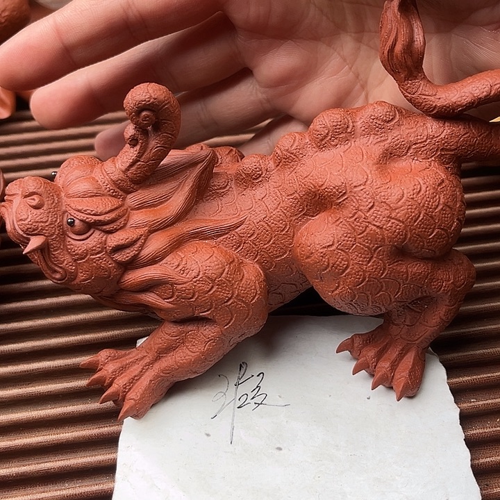 紫砂茶宠紫砂貔貅微瑕